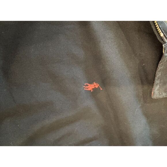 Vintage Polo Ralph Lauren Navy Zip Jacket Old Money Preppy Coastal XL Plain - Picture 6 of 9